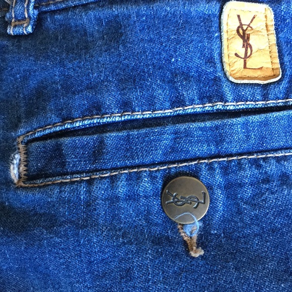 Yves Saint Laurent Denim - Vintage Yves Saint Laurent High Cut Waist 26